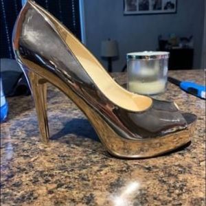 Guess size 9 Rose Gold Heels